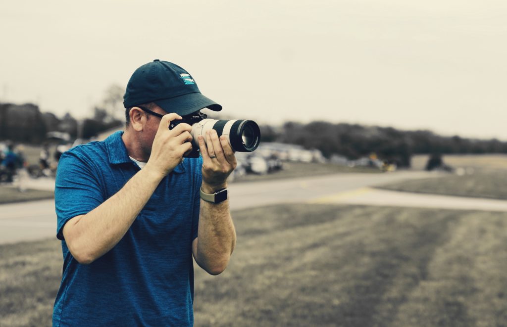 Doug Stuart behind the camera