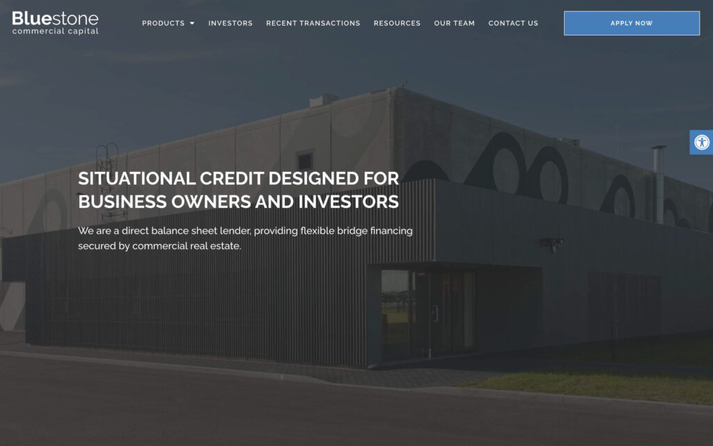Bluestone Commercial Capital website