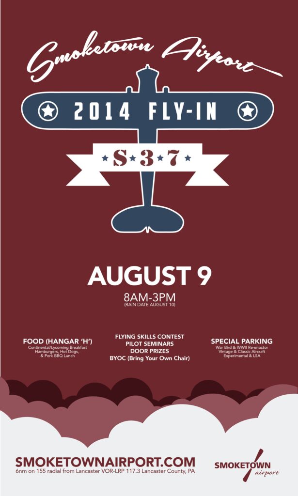 Smoketown Airport 2014 Fly-in poster